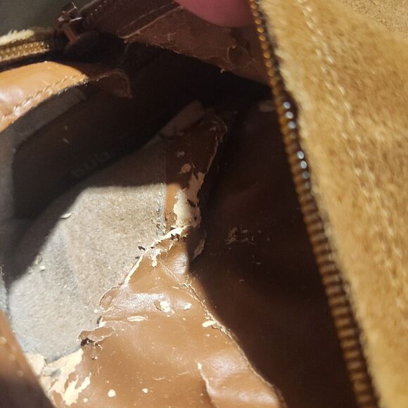 BDG Knee High Boots Brown Suede Leather Pull On riding Urban Outfitters US 9 - Picture 11 of 16